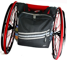 Wheelchair Backpack: Stash-N-Flash