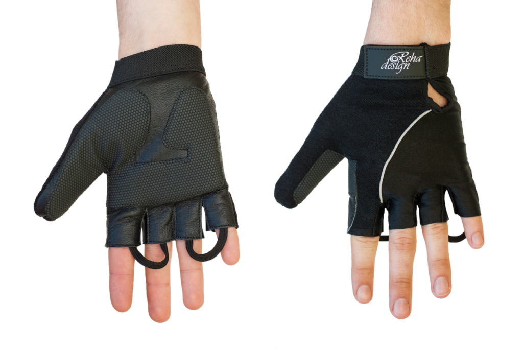 Black Gel Palm Gloves
